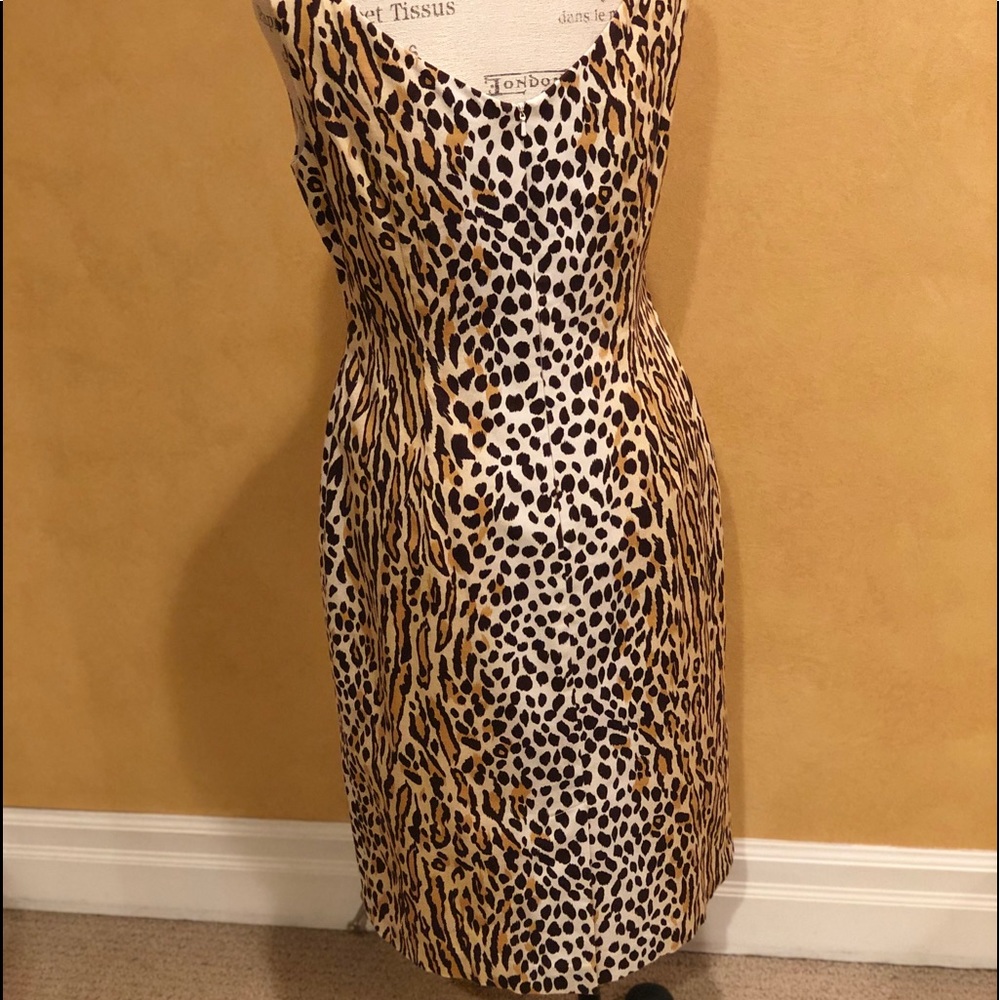 Bloomingdales Cheetah cocktail dress